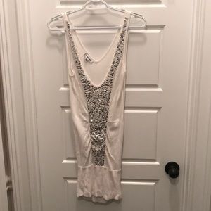 Bebe Vneck Party Top